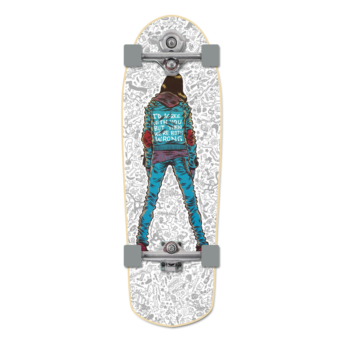 Verb Meraki S5 Politics 32.5'' - Surfskate Completo 