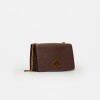 Bandolera Lola En Efecto Cuero Graneado Marron