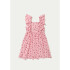VESTIDO CURTO FEM ROSA/GRAFITO