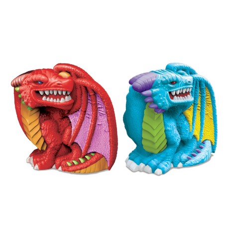 Juego Educativo 4M Moldear y Pintar Dragones 3D en Yeso Multicolor