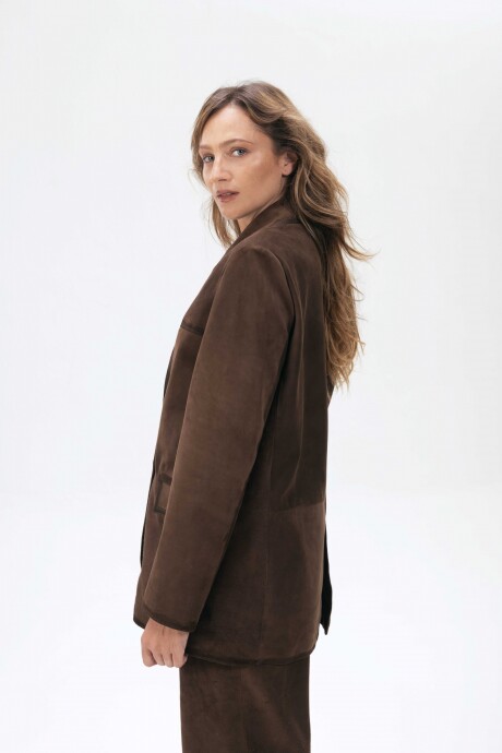 MIKI FW26 BLAZER MARRON
