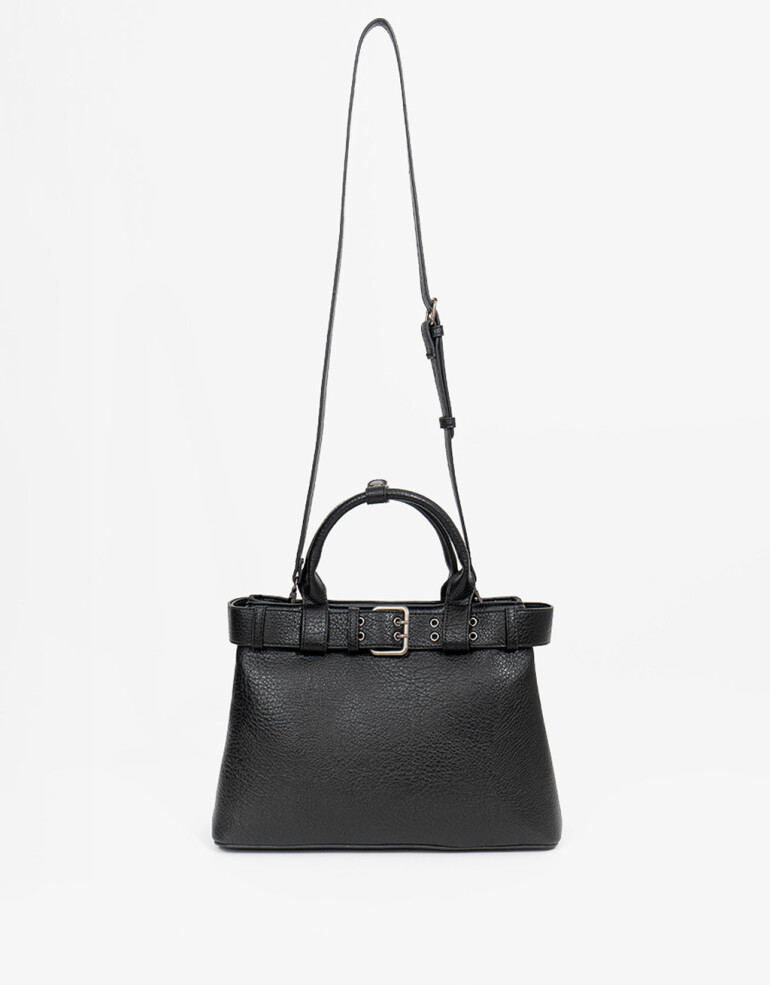 City Cartera City Con Asa - Negro