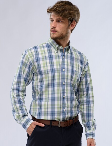 CAMISA CUADROS Verde