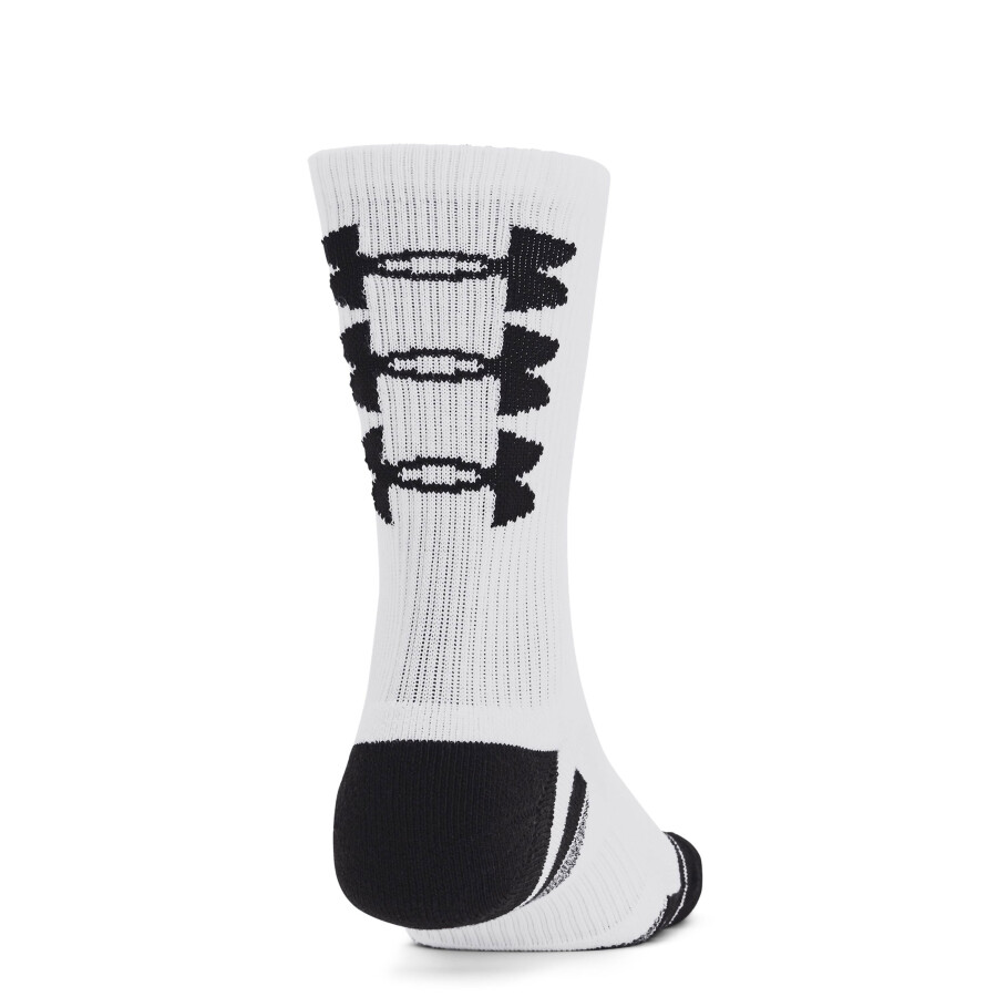 Medias Unisex Under Armour x3 Performance Tech Blanco