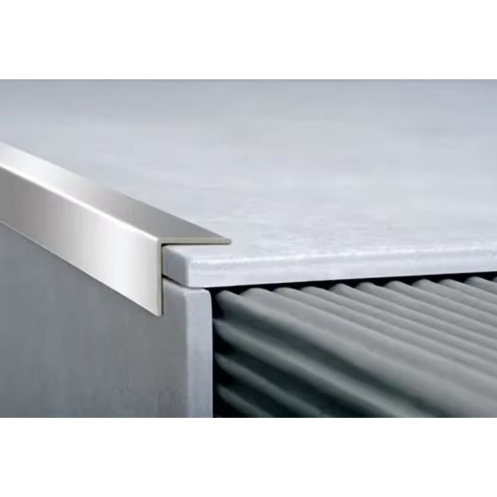 Aluminio tapacanto 16x16mm 2.5mt natural Aluminio Tapacanto 16x16mm 2.5mt Natural