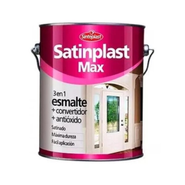 Esmalte Convertidor Satinado 3 En 1 Satinplast 4 Lts Gris ML Esmalte Convertidor Satinado 3 En 1 Satinplast 4 Lts Gris ML