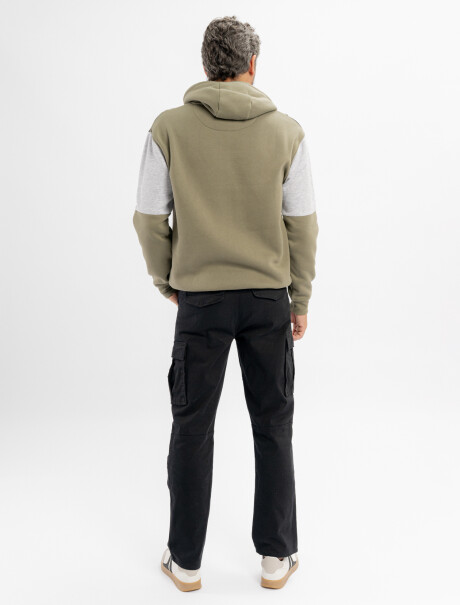 Pantalon cargo negro