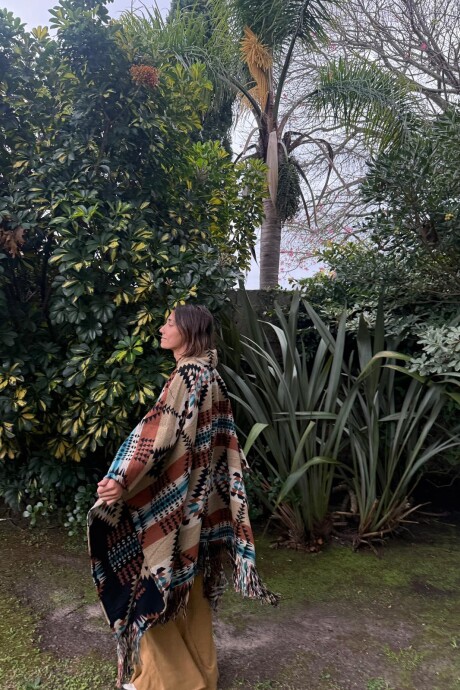 Poncho Sensation Beige