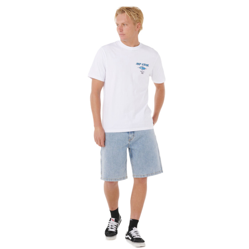 Remera Rip Curl Fade Out Icon - Blanco Remera Rip Curl Fade Out Icon - Blanco