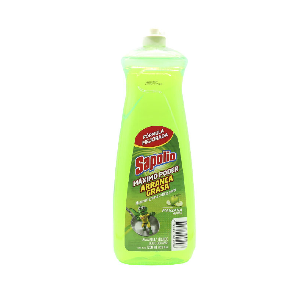 Detergente SAPOLIO Arranca Grasa 1.250cc - Manzana 
