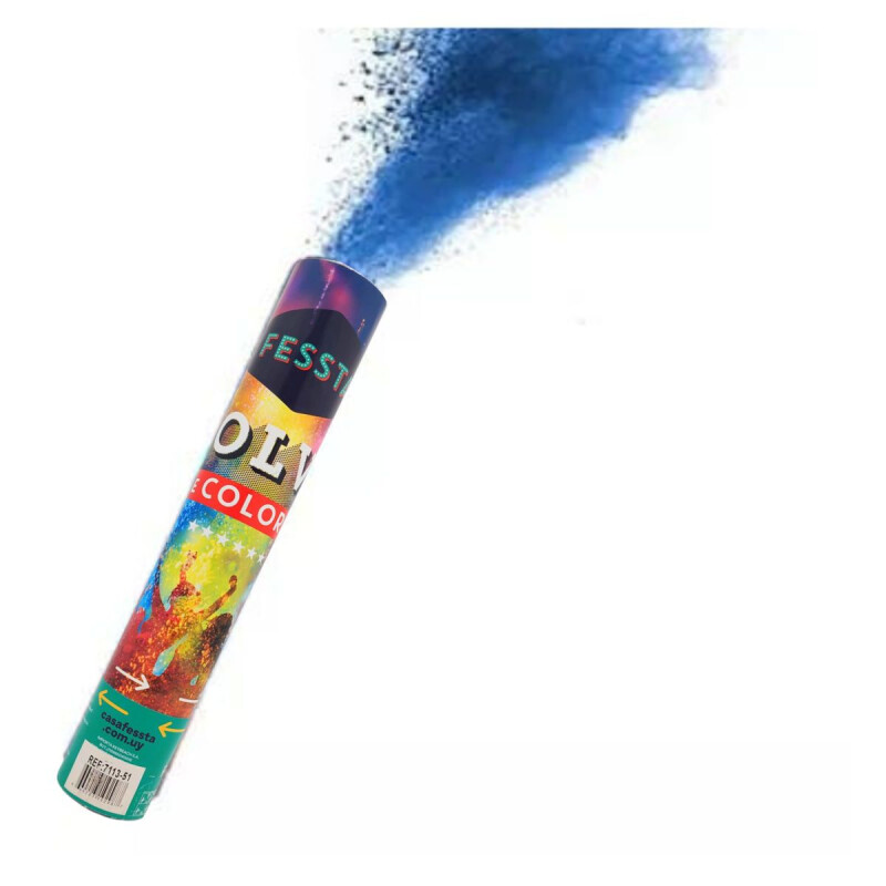 Cañon de Polvo Fessta 30cm Azul