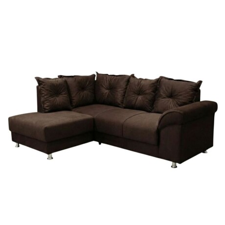 Sillón Esquinero 5 lugares - Bari - Marrón Oscuro 5458 Sillón Esquinero 5 lugares - Bari - Marrón Oscuro 5458