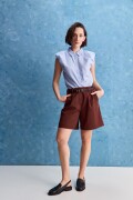 SHORT LAIKA Marrón Corteza