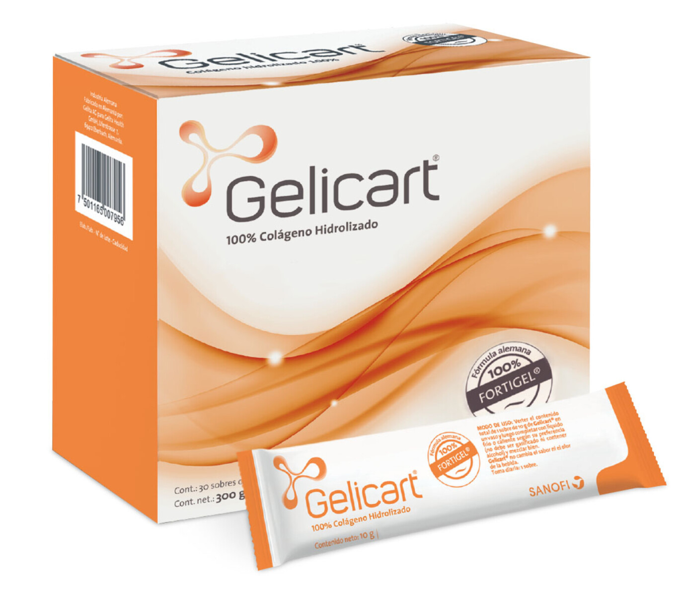 Gelicart 10 gr 30 sobres. 