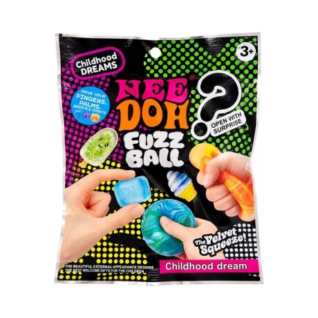 Squishy Needoh Fuzz Ball Sorpresa Chillhood Dream Antiestrés Squishy Needoh Fuzz Ball Sorpresa Chillhood Dream Antiestrés