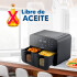 Freidora Sin Aceite Digital Doble Cesto 9 L Punktal Pk-909 Fd FREIDORA SIN ACEITE PUNKTAL PK-909FD