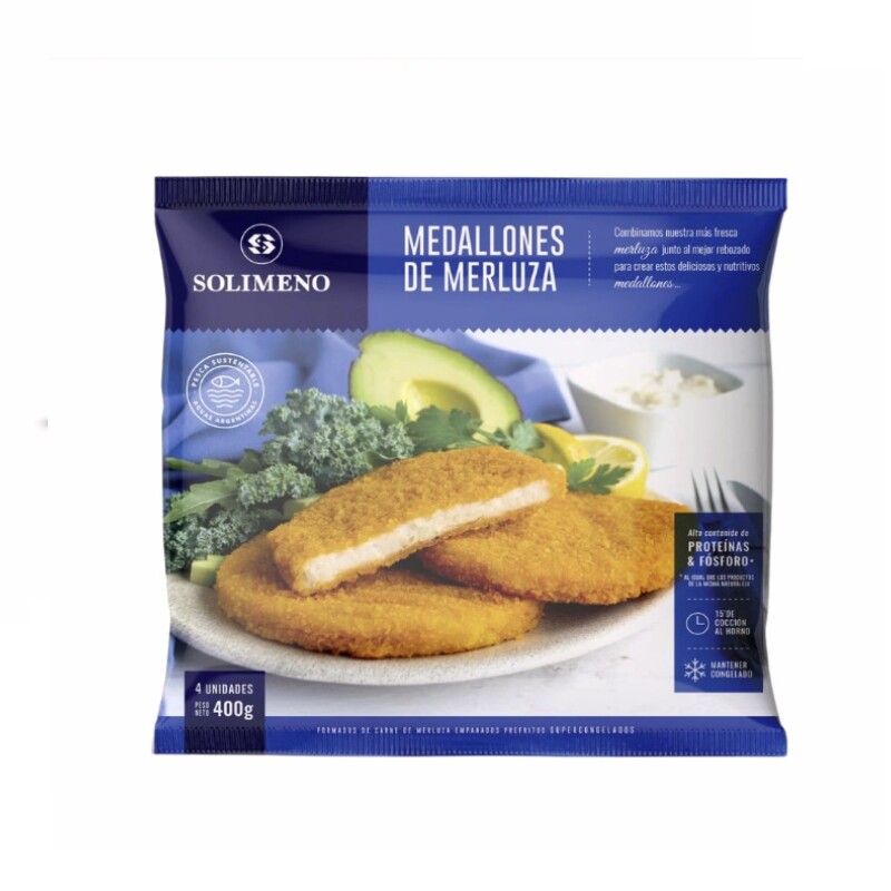 MEDALLON DE MERLUZA 400G +SOLO PDE O WEB+ MEDALLON DE MERLUZA 400G +SOLO PDE O WEB+