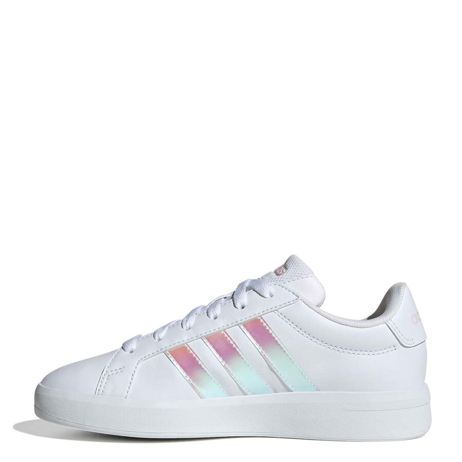 Championes de Niños Adidas Grand Court 3.0 Juniors Blanco Holográfico