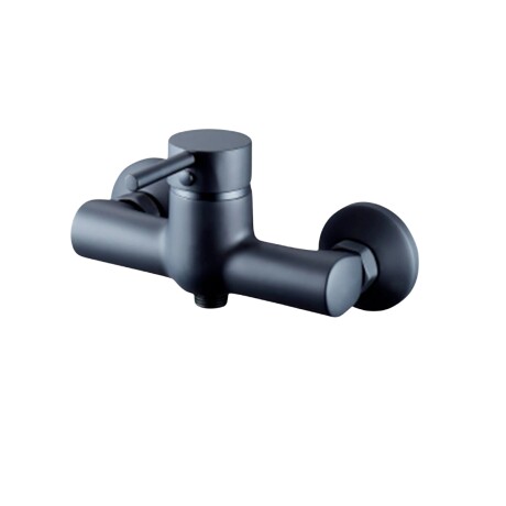 Monocomando para ducha sin transferencia, zinc, 35mm, línea U Home, modelo Plus, negro mate. Monocomando para ducha sin transferencia, zinc, 35mm, línea U Home, modelo Plus, negro mate.