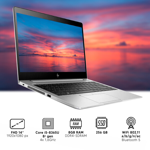 Notebook Hp Elitebook 840 G6 I5 8gb Ram | 256gb |14" Touch NOTEBOOK RFPL HP EB 840 G6 I5/8/256/TS