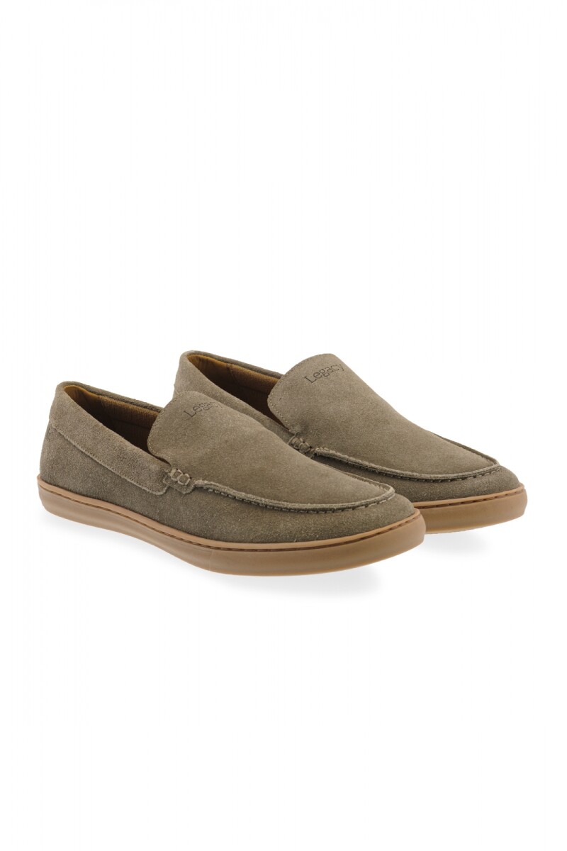 ZAPATO NAUTICO SIN CORDONES - Vison 
