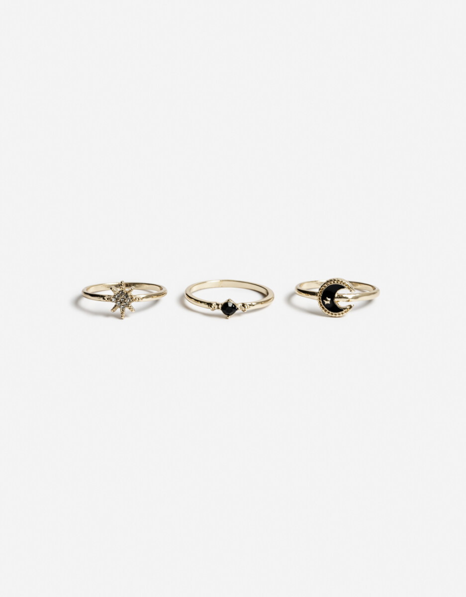 Set De Argollas Con Dijes 