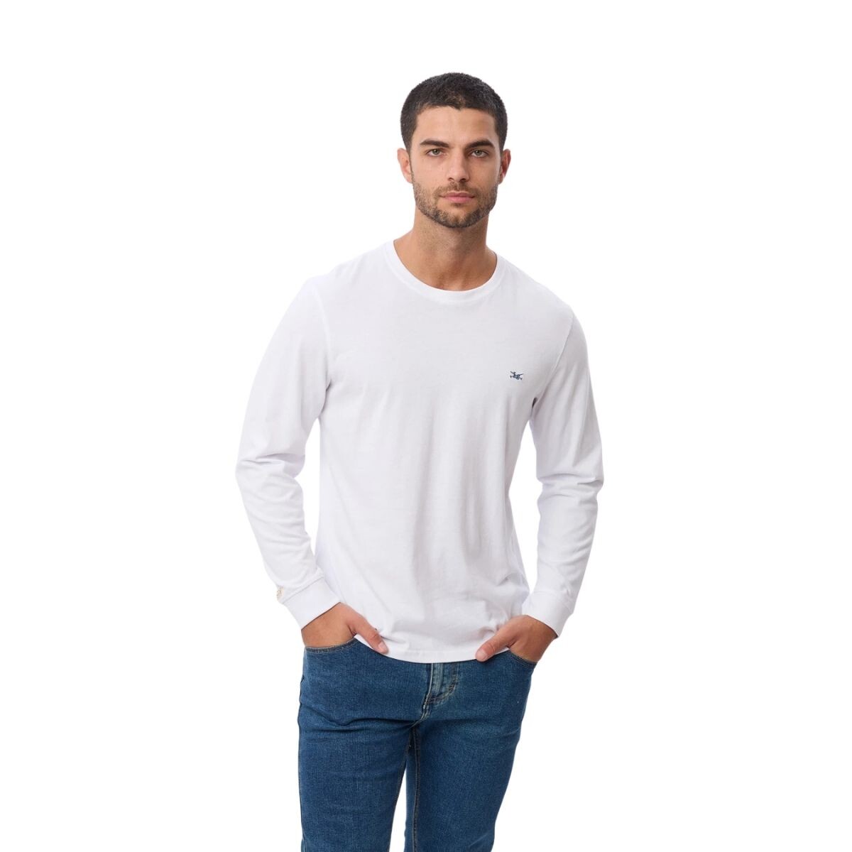 REMERA S-4XL - BLANCO 