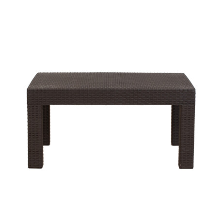 SET LIVING EXTERIOR POLIPROPILENO MARRON TURIM