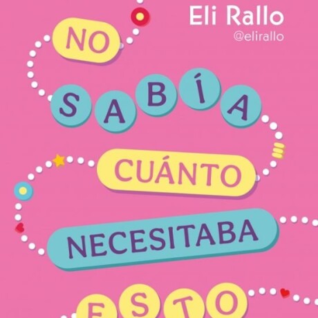 NO SABIA CUANTO NECESITABA ESTO NO SABIA CUANTO NECESITABA ESTO