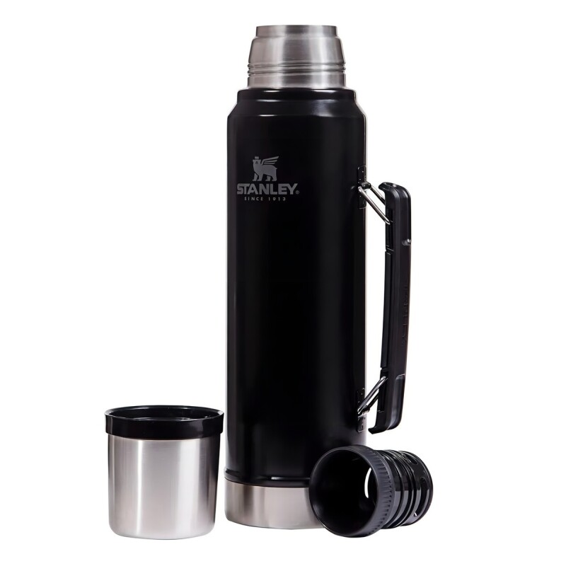 Termo Stanley Classic 950 Ml Acero Inoxidable Color Negro Termo Stanley Classic 950 Ml Acero Inoxidable Color Negro