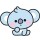 Guante exfoliante BT21 baby Koya
