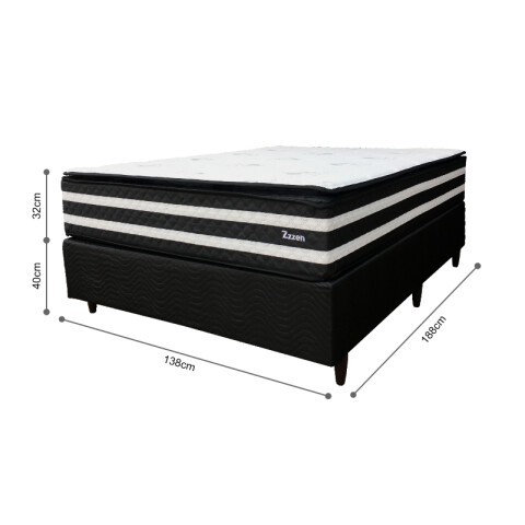 Sommier ZZZEN - Colchon Espuma EPS Y Pillow Top - 138x188X72 - 180 Kg Sommier ZZZEN - Colchon Espuma EPS Y Pillow Top - 138x188X72 - 180 Kg