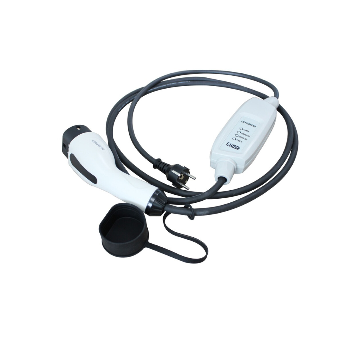 Cargador portátil Schuko - DUOSIDA V2-PSE-10-ES - Tipo 2 - 2.3 kW 