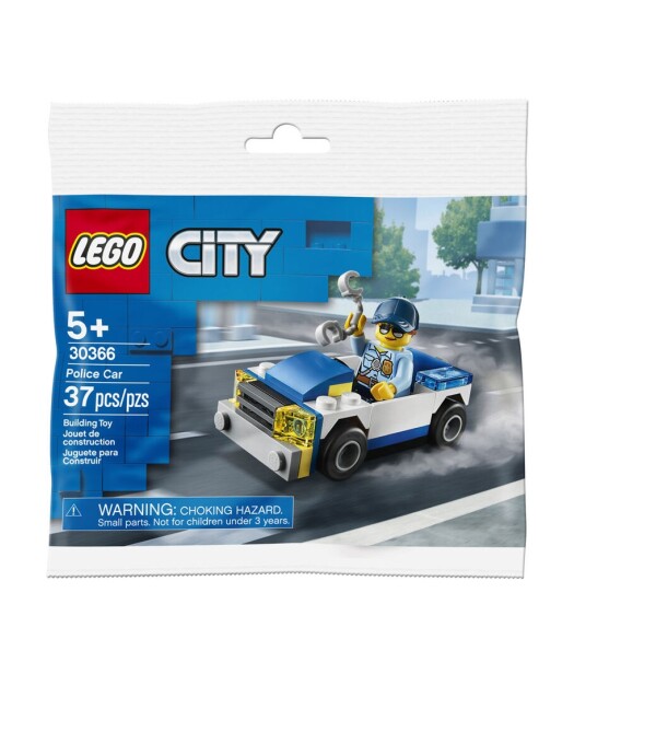 LEGO BUILDER BAGS - AUTO DE POLICÍA 37PCS Único