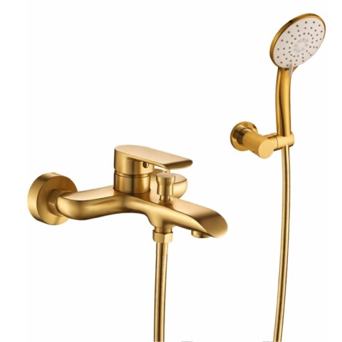 Grifería de ducha Monocomando exterior con transferencia Alassio Oro Grifería De Ducha Monocomando Exterior Con Transferencia Alassio Oro