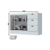 Bajo Mesada AMERICANA 120 cm MDF Blanco Bajo Mesada AMERICANA 120 cm MDF Blanco