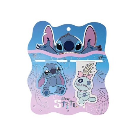 Marcador de Libro Stitch x 2 Stitch y Muñeco