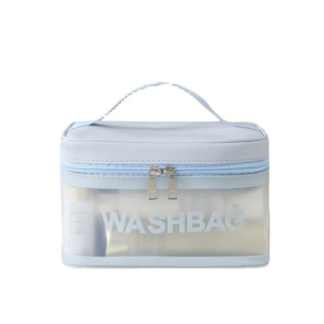Necessaire Impermeable Ideal Maquillaje Celeste