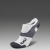 Medias Running Vectr Ultralight No Show Unisex White/grey