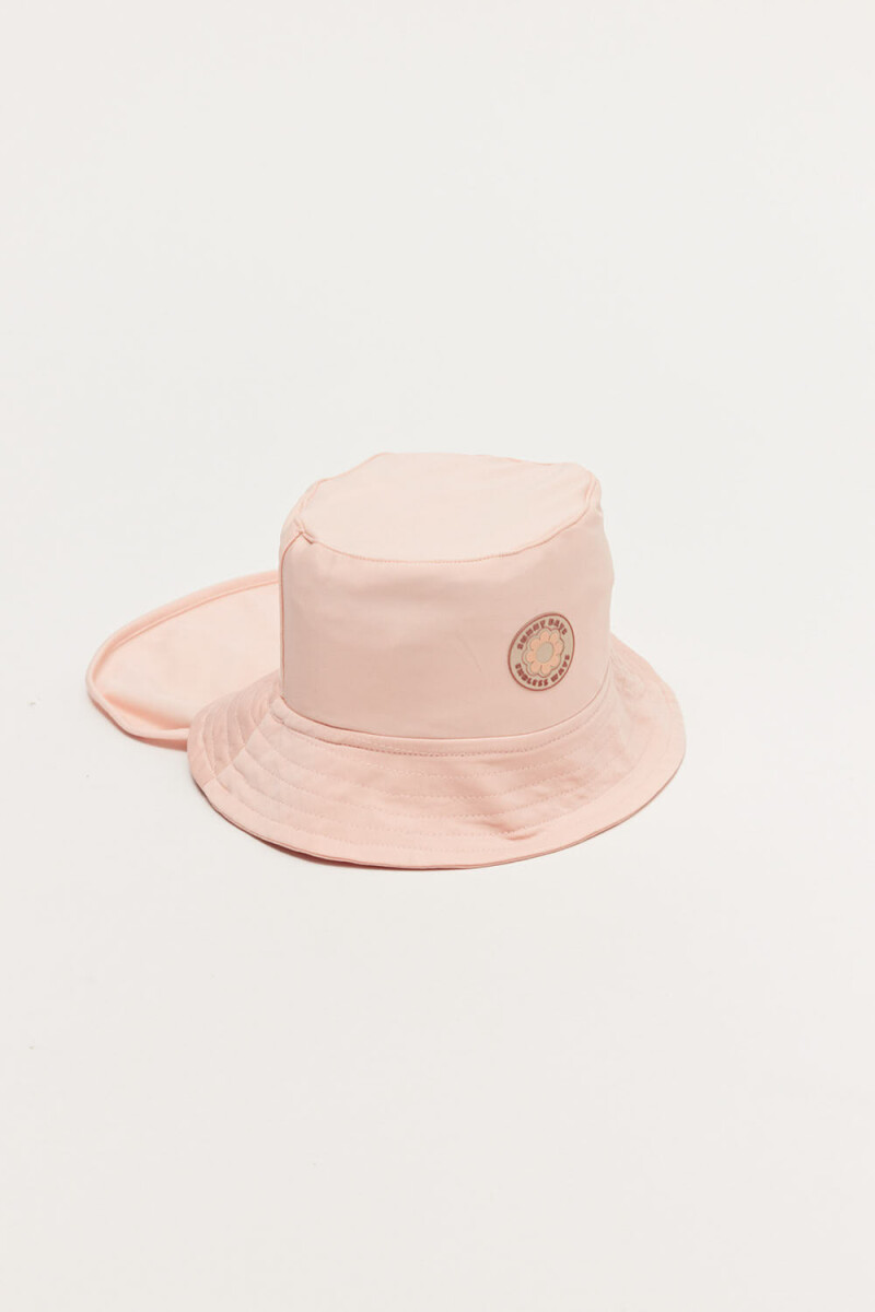 Gorro uv - Rosa Con Parche 