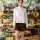 BLUSA POLO LINEN Blanco