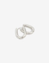 Aros Argollas Metal Aros Argollas De Acero - Plateado