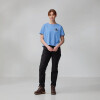 Polo Fjallraven Fjallblomster Logo T-shirt W Mujer Ultramarine