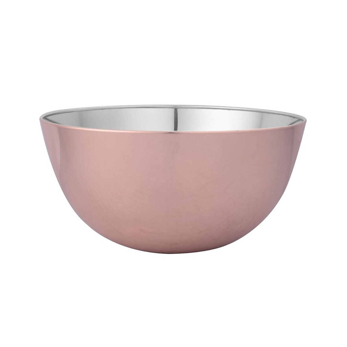 Bowl en acero inox. con terminación rose gold 28cm 