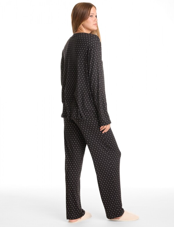 Pijama Con Pantalon NEGRO/MULTI