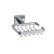 Jabonera Metalica De Pared Brillante Manchester Cromo