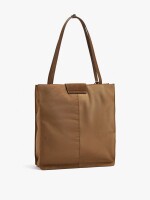 Bolso De Nylon Para Portátil 15" Con Colgante camel