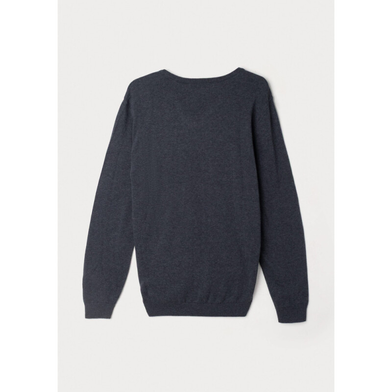 BLUSAO MASCULINO ADULTO (SWEATER) PRETO MESCLA