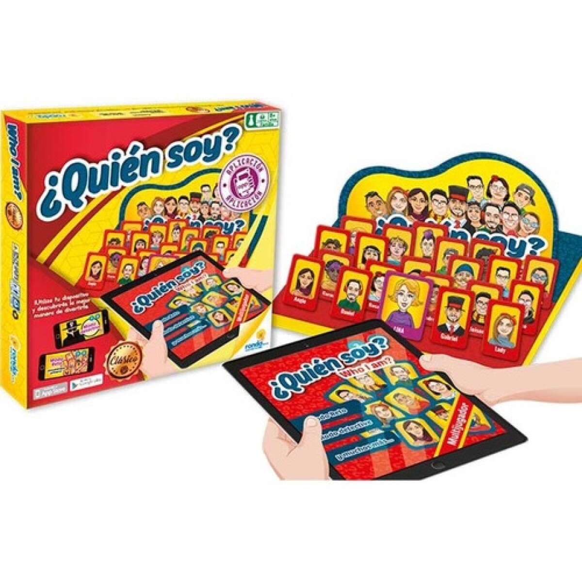 Juego de mesa Â¿Quién Soy? Ronda con aplicación 