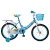 Bicicleta infantil Shengdi Rodado 18 Canasto Parrilla Hadas Color Celeste